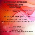 Casting do zespołu Cheerleaders Wrocław - Cheerleaders Wrocław casting zgłoszenia