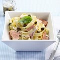 Tagliatelle z łososiem - tagliatelle z łososiem przepisy szybki obiad