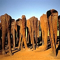 Abakanowicz w Krakowie - Magdalena Abakanowcz, rze�biarka polska, artystka, sztuka wsp�czesna, muzenum narodowe krak�w, 2010