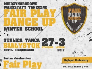 Fair Play Dance Up - zimowa szkoła taneczna - fair play art fair plau dance up winter school międzynarodowe warsztaty taneczne białystok
