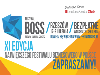Festiwal przedsiębiorczości BOSS - festiwal, uniwersytet rzeszowski, warsztaty, wykłady