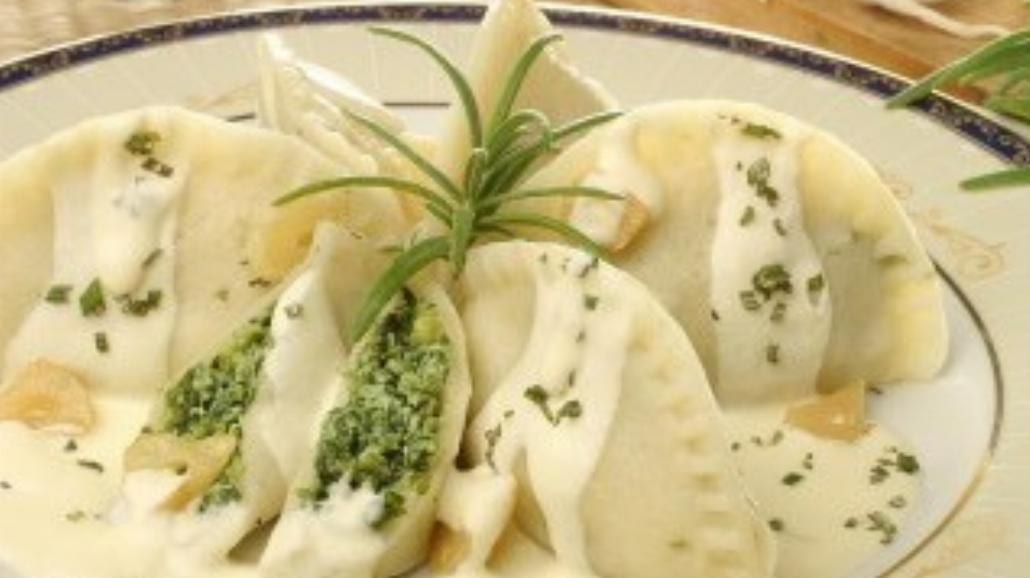 Pierogi ze szpinakiem - przepis