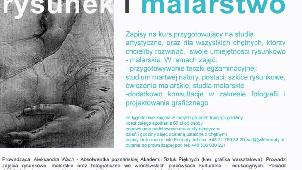 Wyraź siebie na wiosnę! Kurs rysunku i malarstwa