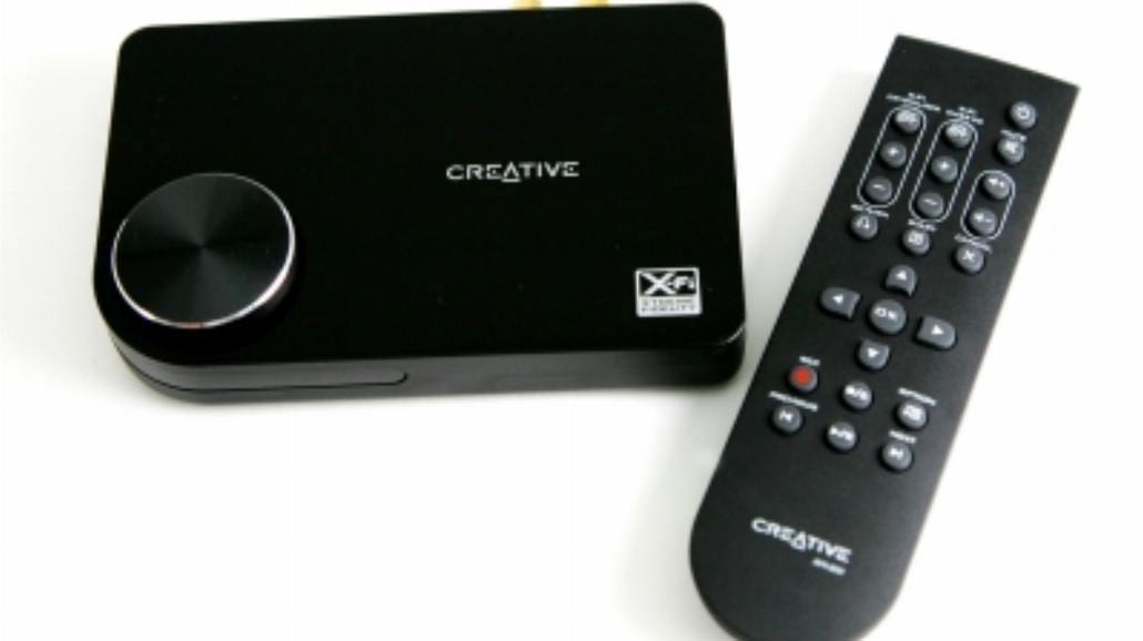 CREATIVE - pierwsza karta SOUND BLASTER X-FI USB