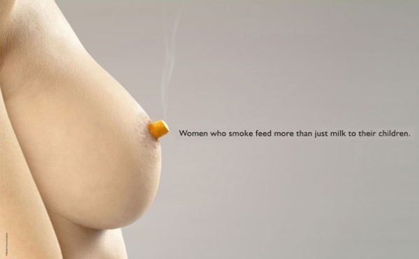 Kobiety, które palą, karmią swoje dzieci czymś więcej niż tylko mlekiem