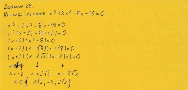 Zadanie otwarte do matury z matematyki 2013  - Zdjęcie nr 1