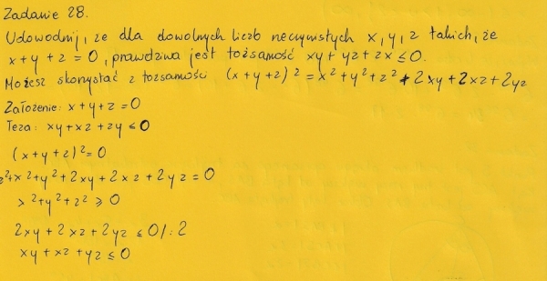 Zadanie otwarte do matury z matematyki 2013  - Zdjęcie nr 3