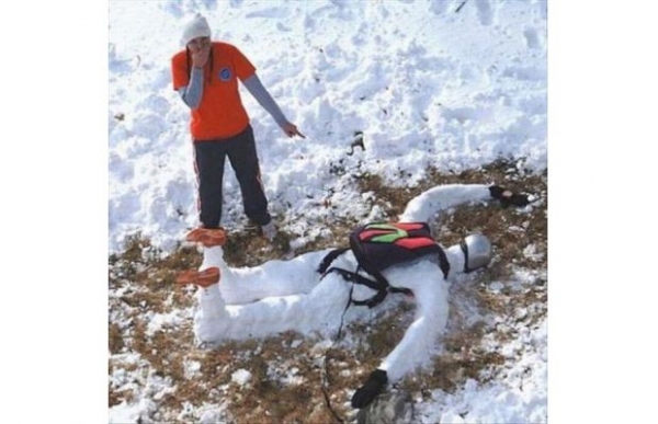 Najbardziej pomysłowe śniegowe bałwany  - Zdjęcie nr 17