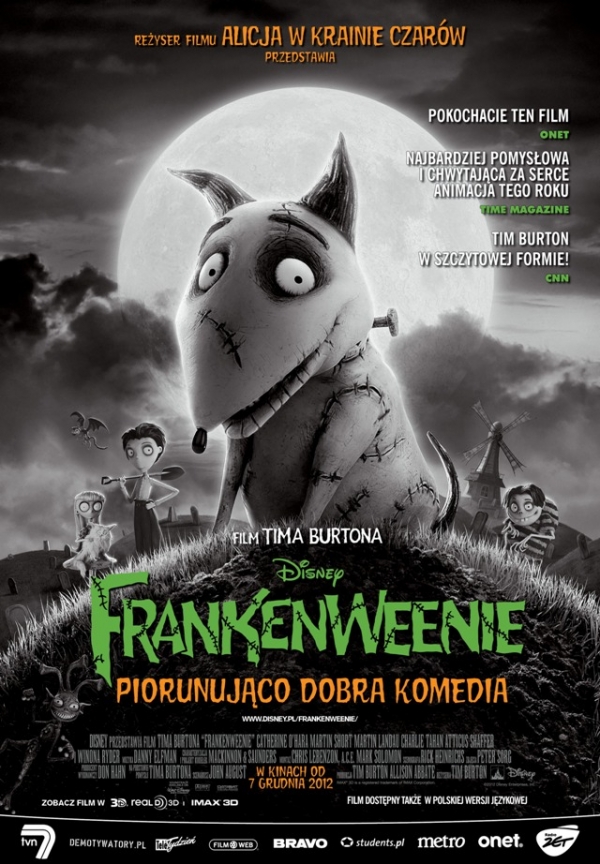 Frankenweenie - polski plakat