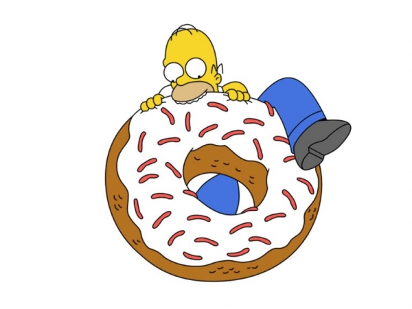 Homer Simpson - fan pączków  - Zdjęcie nr 3