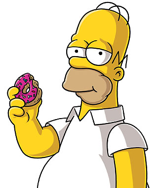Homer Simpson - fan pączków  - Zdjęcie nr 1
