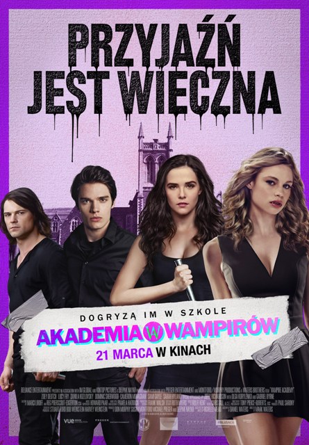 Akademia wampirów - polski plakat