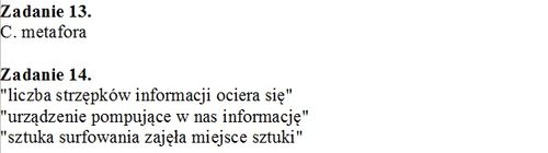 Odpowiedzi do próbnej matury z języka polskiego 2013  - Zdjęcie nr 7