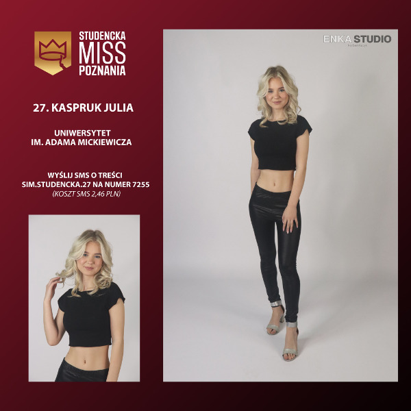 Kandydatki na Studencką Miss Poznania 2024  - Zdjęcie nr 27