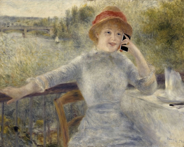 “Alphonsine Fournaise” Auguste Renoir