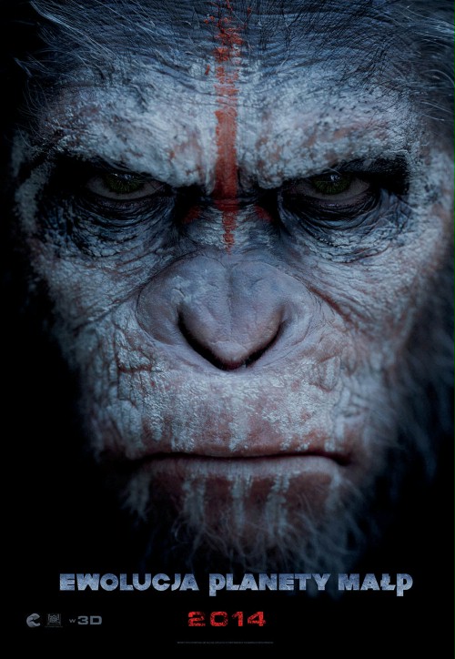 Ewolucja Planety Małp - polski plakat