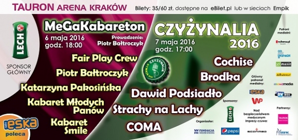  Kraków: Czyżynalia, TAURON Arena, 6-7 maja 2016