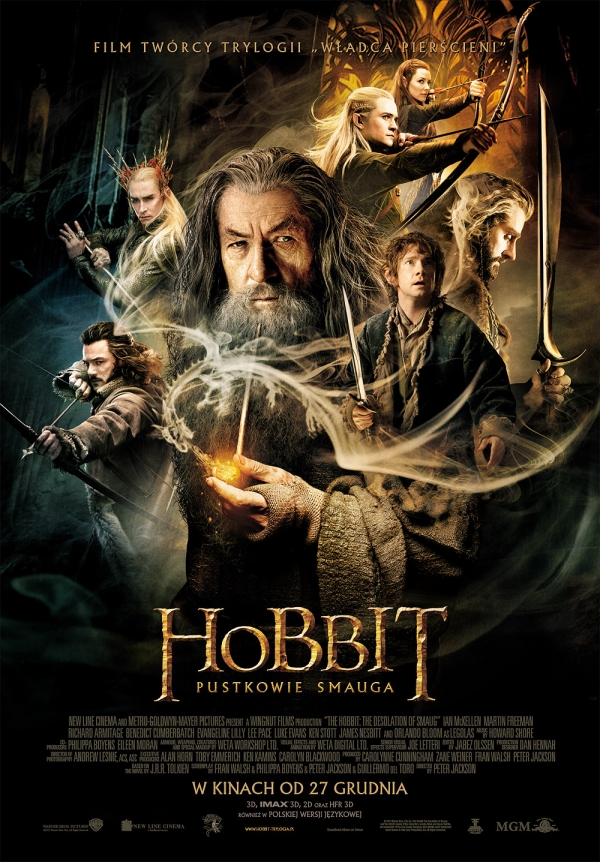 Hobbit: Pustkowie Smauga - polski plakat