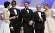 z lewej: Audrey Tautou, Amitabh Bachchan, Leonardo DiCaprio, Steven Spielberg i  Nicole Kidman