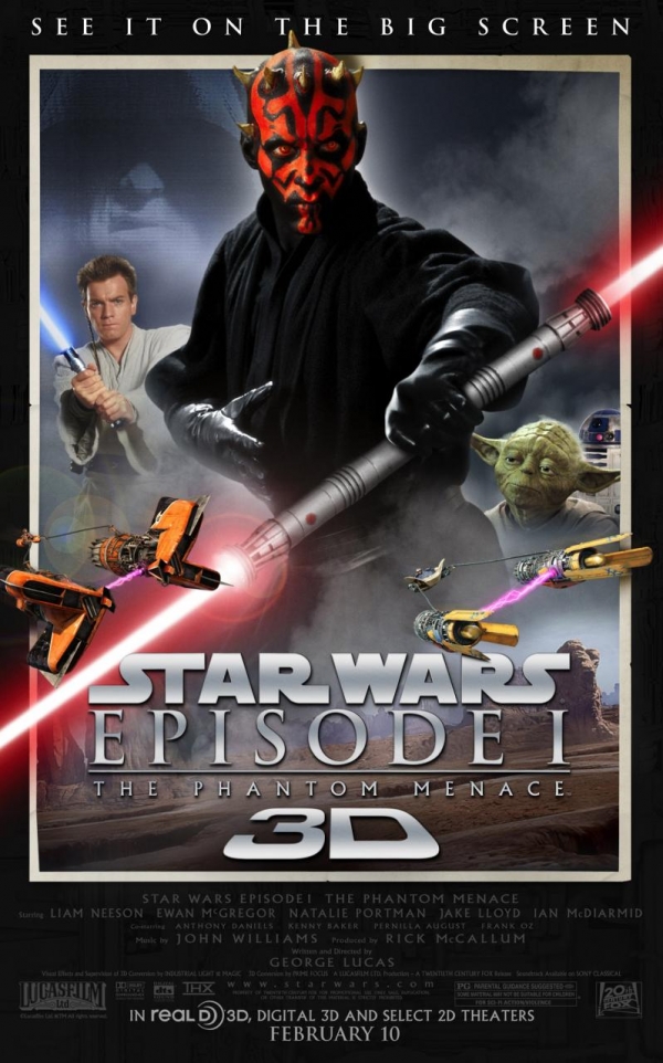 Gwiezdne Wojny: część I - Mroczne Widmo, reż. George Lucas, prod. USA, czas trwania 136 min., dystr. Imperial - Cinepix
