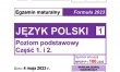 Matura z jzyka polskiego 2023 - arkusz