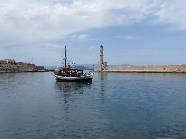 Kreta (Chania) - królowa greckich wysp z widokiem na lazurowe morze