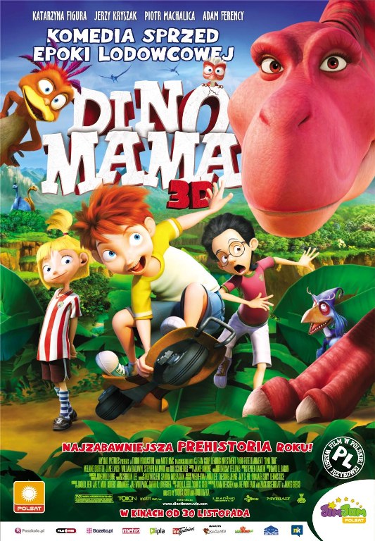 Dino Mama 3D - polski plakat