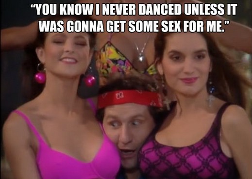 Nigdy w życiu nie zatańczę, jeżeli nie daje mi to szans na seks.