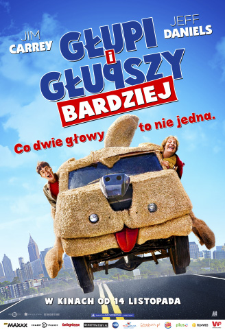 Głupi i głupszy bardziej - polski plakat