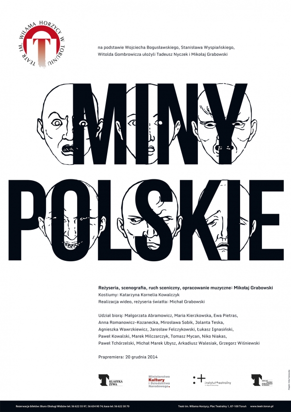 Miny polskie - plakat