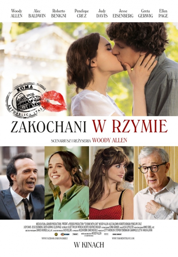 Zakochani w Rzymie - polski plakat
