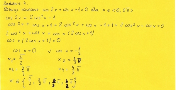 Matura z matematyki - odpowiedzi poziom rozszerzony  - Zdjęcie nr 4