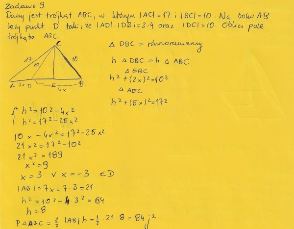 Matura z matematyki - odpowiedzi poziom rozszerzony  - Zdjęcie nr 10
