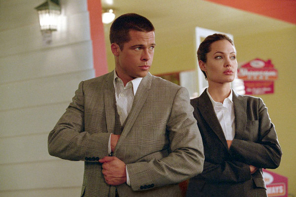 Brad Pitt i Angelina Jolie w filmie 