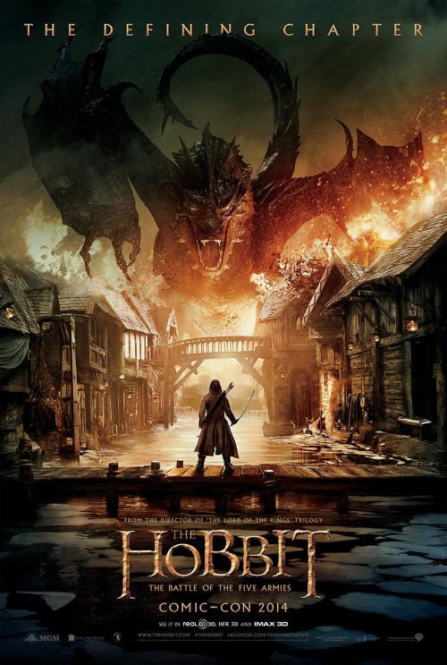 Hobbit: Bitwa Pięciu Armii - oficjalny plakat