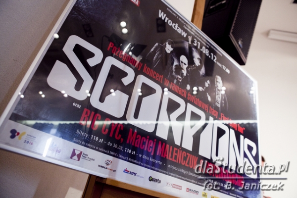 Scorpions - konferencja prasowa przed koncertem we Wrocławiu  - Zdjęcie nr 1