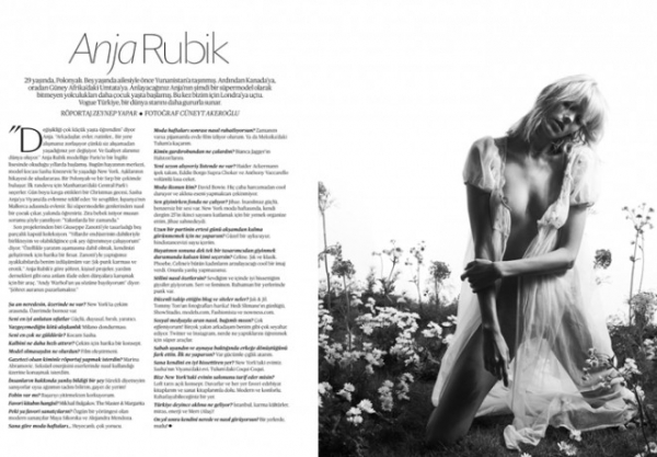 Anja Rubik na okładce Vogue'a!  - Zdjęcie nr 4