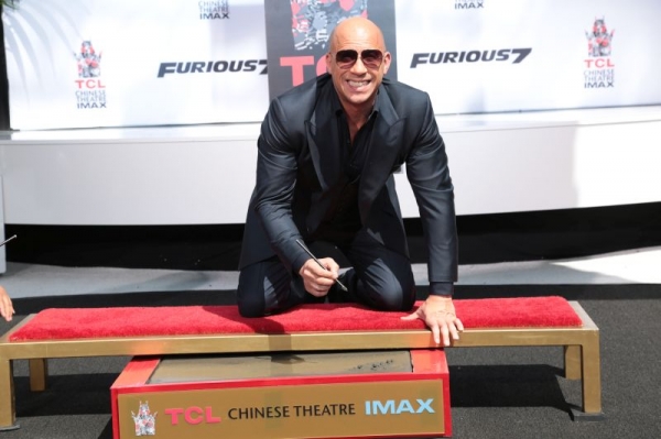 Vin Diesel odciska ręce i nogi w Los Angeles  - Zdjęcie nr 1