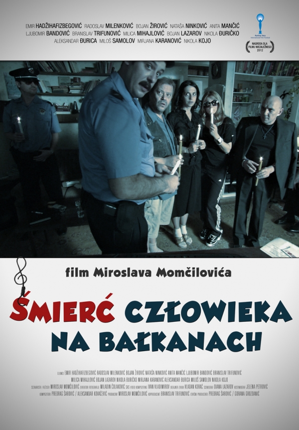 Śmierć człowieka na Bałkanach - polski plakat