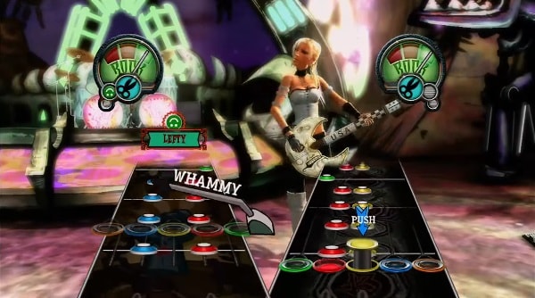 Seria Guitar Hero – gry na 2 graczy