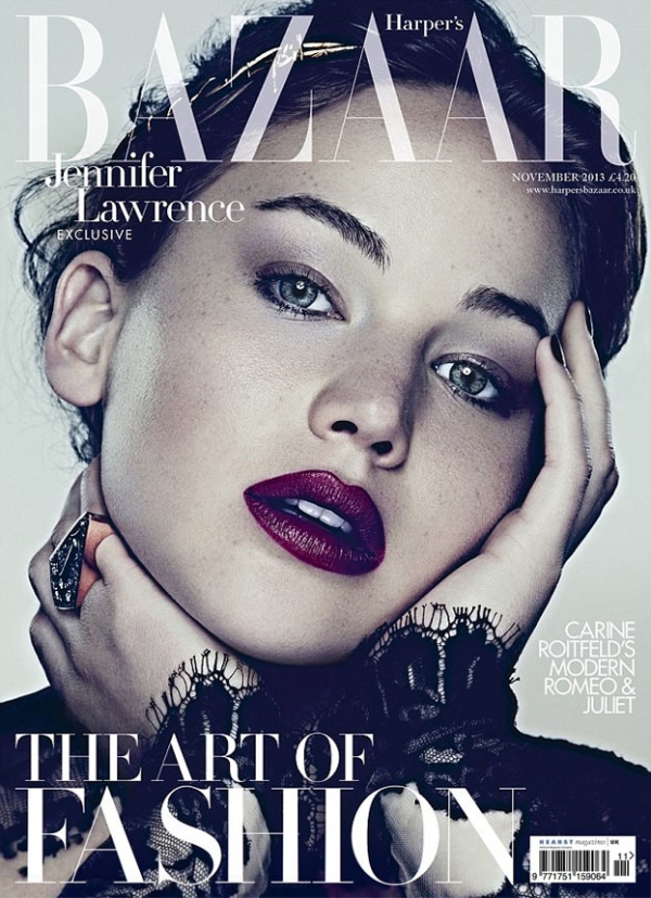 Jennifer Lawrence na okładce Harper's Bazaar  - Zdjęcie nr 4