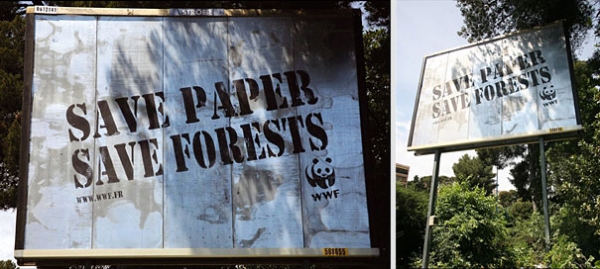 World Wide Fund for Nature - oszczędzaj papier, oszczędzaj lasy