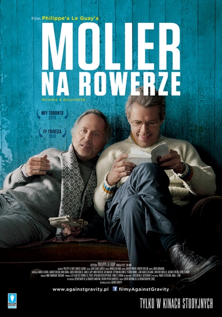 Molier na rowerze - polski plakat