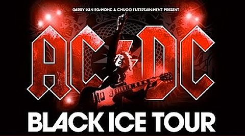3. AC/DC 	- Black Ice World Tour - $441,121,000