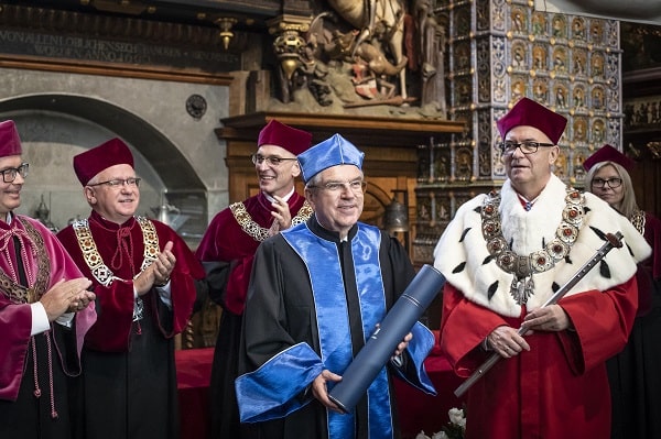 Uroczystość nadania tytułu doktora honoris causa UG doktorowi Thomasowi Bachowi