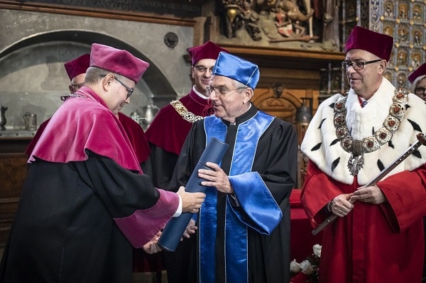 Uroczystość nadania tytułu doktora honoris causa UG doktorowi Thomasowi Bachowi