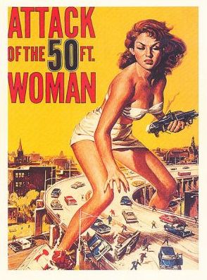30. Atak kobiety o 50 stopach wzrostu (1958)