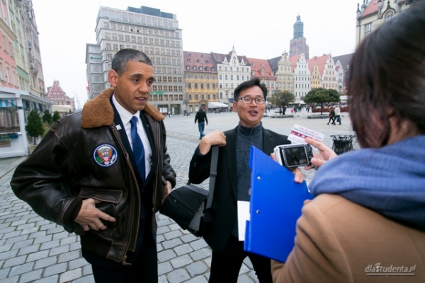 Louis Ortiz jako Barack Obama we Wrocławiu  - Zdjęcie nr 3