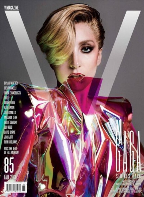 Odchudzona Gaga w nagiej sesji dla V Magazine  - Zdjęcie nr 8