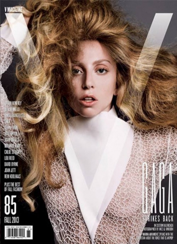 Odchudzona Gaga w nagiej sesji dla V Magazine  - Zdjęcie nr 9